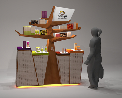 Stand de Natura para asuntos corporativos en Ciudad de Mexico